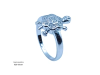 Silver Tortoise Fancy Ring - 3.04, 13