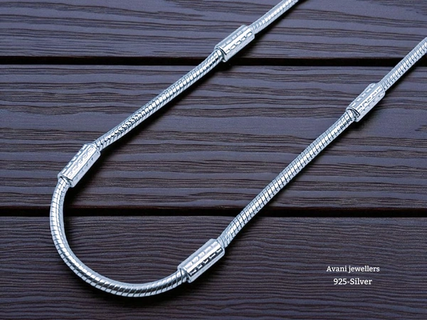 Silver Gents Chain - 16, 7.65