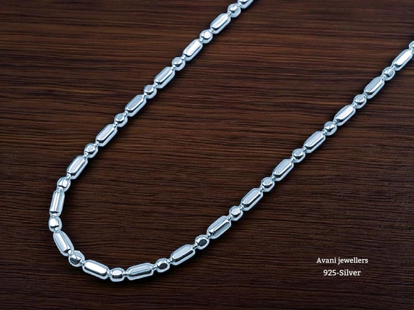 Silver Gents Chain - 16, 4.56