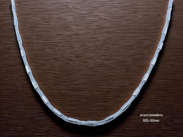 Silver Gents Chain - 24, 20