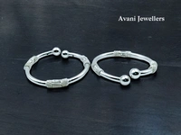 Silver Baby Plain Kade - 12.37, Adjustable