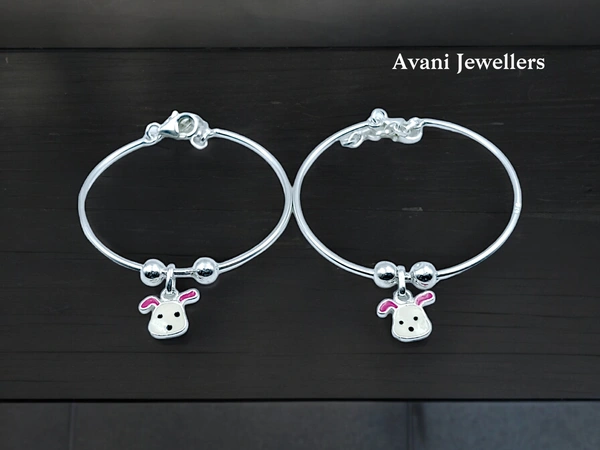 Silver Baby Plain Kade - 10.65, Adjustable