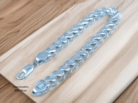 Silver Gents Bracelet - 9 Inch, 17.36