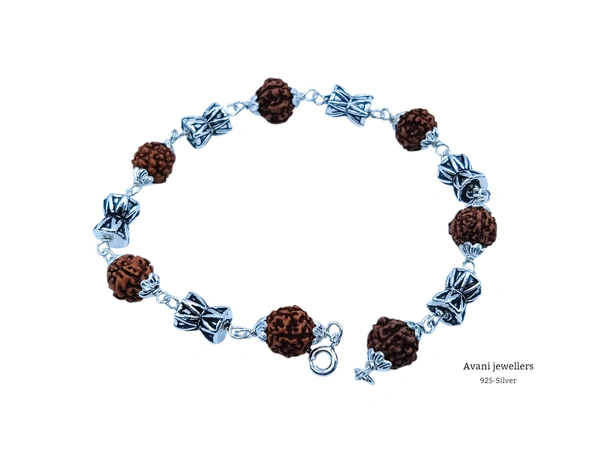 Silver Gents Bracelet - 7.5 inch, 5.950