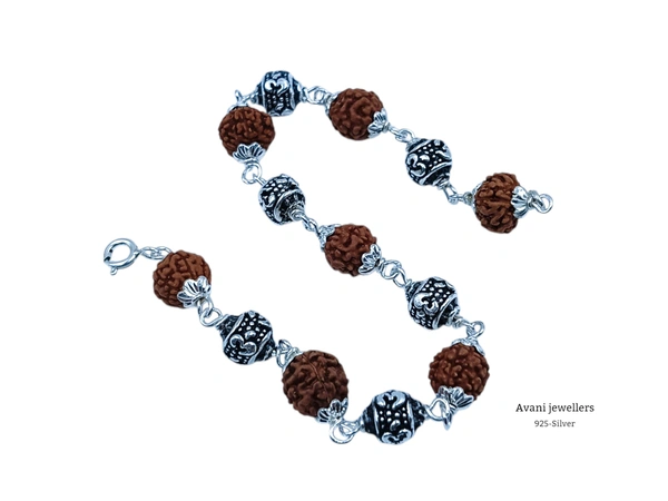 Silver Gents Bracelet - 7.5 inch, 5.31