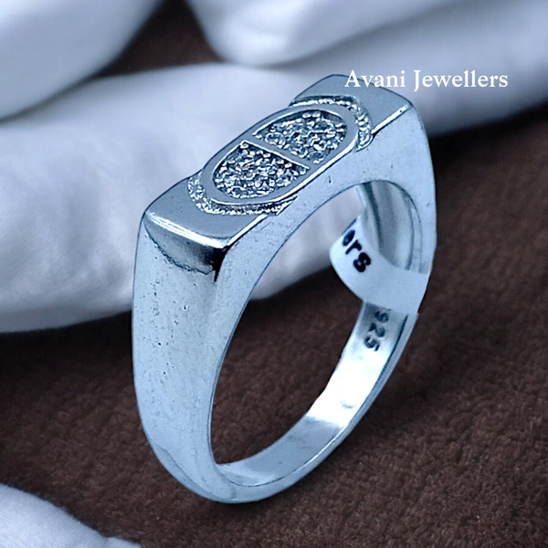 Silver Gents Fancy Rings - 4.08, 19