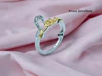 Silver Ladies Fancy Ring - 2.2, 13