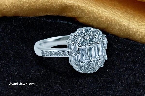 Silver Ladies Fancy Ring - 3.56, 12