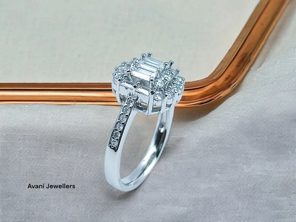Silver Ladies Fancy Ring - 3.56, 12