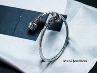 Silver Ladies Plain Kade - 10.97, Adjustable