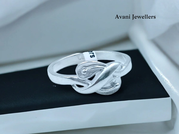 Silver Ladies Plain Ring - 2.27, 14
