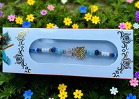 Silver Fancy Rakhi - Free Size, 3-4gm Approx