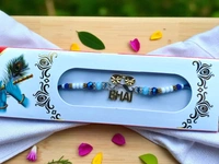 Silver Fancy Rakhi - Free Size, 3-4gm Approx