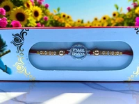 Silver Fancy Rakhi - Free Size, 3-4gm Approx