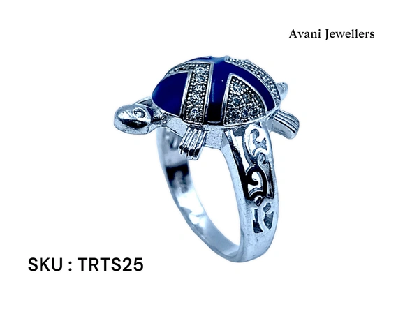 Silver Tortoise Fancy Ring - 5.92, 17