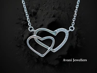 Silver Fancy Chain Pendant - 18-Inch