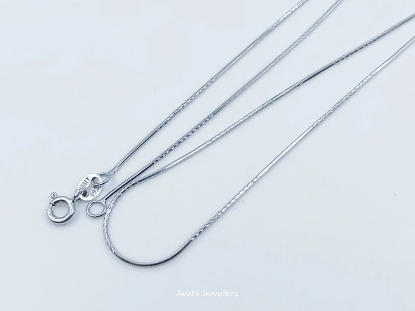 Silver Italian Chain - 20-Inch