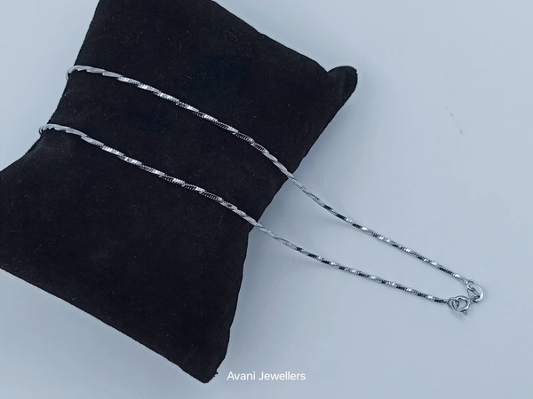 Silver Italian Chain - 20-Inch