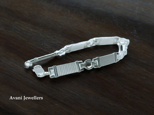 Silver Gents Bracelet - 15.67, 8.5 Inch