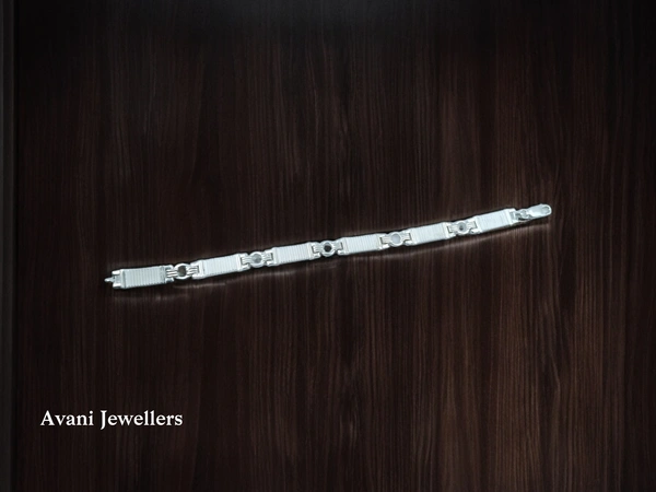 Silver Gents Bracelet - 15.67, 8.5 Inch