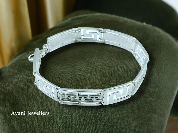 Silver Gents Bracelet - 20.4, 8.5 Inch