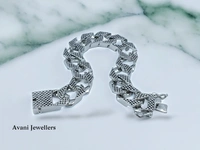 Silver Gents Bracelet - 43.2, 8.5 Inch