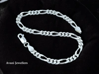Silver Gents Bracelet - 7.17, 8.5 Inch
