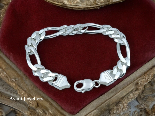 Silver Gents Bracelet - 34.77, 8.5 Inch