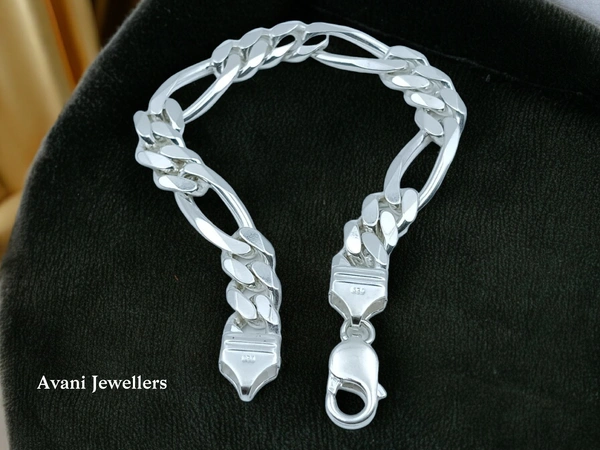 Silver Gents Bracelet - 34.77, 8.5 Inch