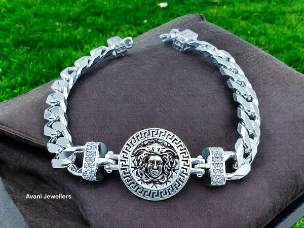 Silver Gents Bracelet - 33.08, 8.5 Inch
