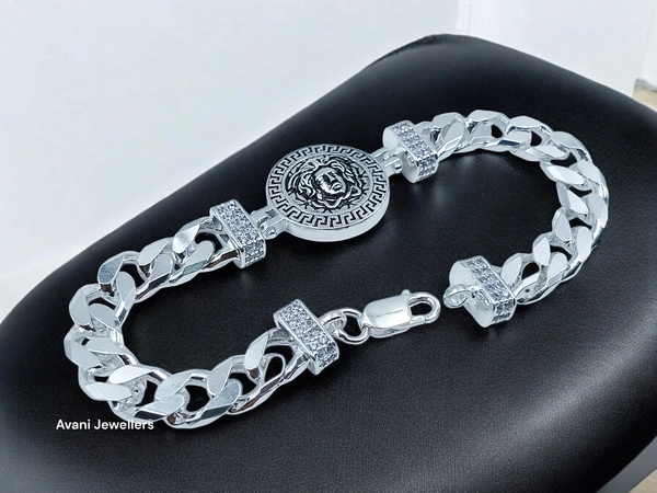 Silver Gents Bracelet - 33.08, 8.5 Inch