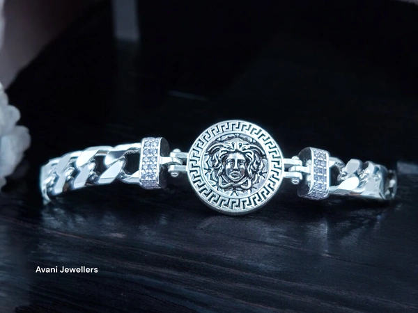 Silver Gents Bracelet - 33.08, 8.5 Inch