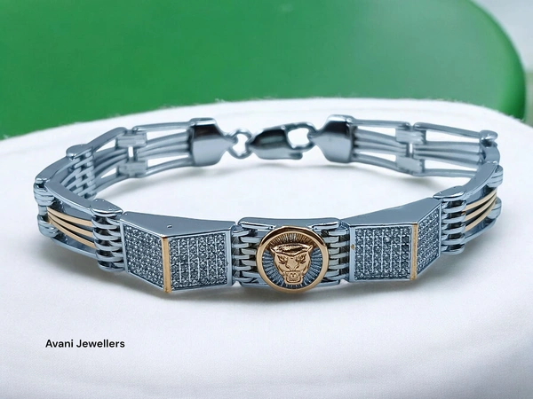 Silver Gents Bracelet - 36.45, 9 Inch