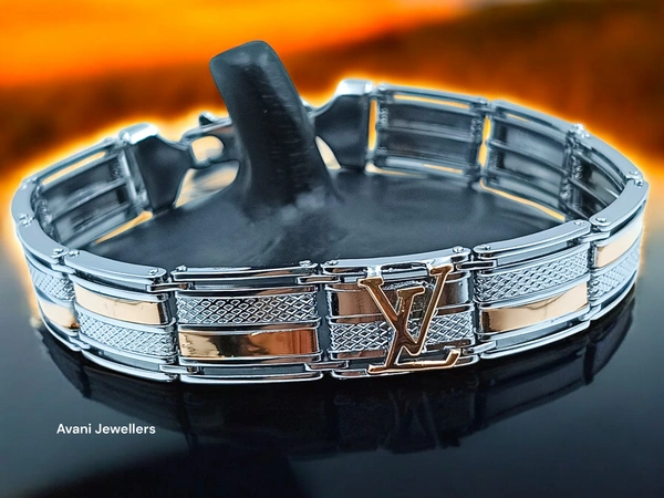 Silver Gents Bracelet - 31.11, 8.2 Inch