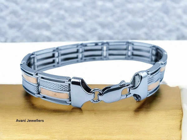 Silver Gents Bracelet - 31.11, 8.2 Inch