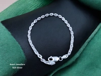 Silver Gents Bracelet - 8.19, 8.5 Inch
