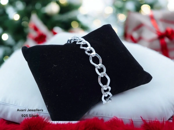 Silver Gents Bracelet - 7.15, 8.5 Inch