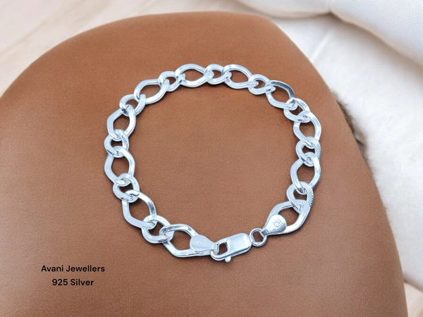 Silver Gents Bracelet - 7.15, 8.5 Inch