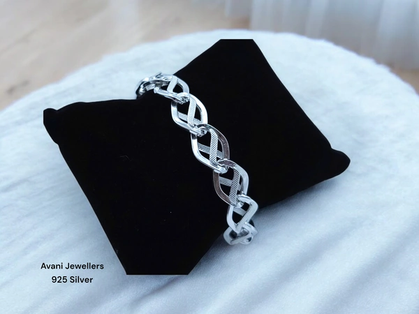Silver Gents Bracelet - 12.72, 8.5 Inch