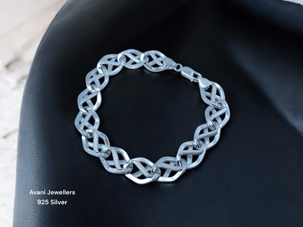 Silver Gents Bracelet - 12.72, 8.5 Inch