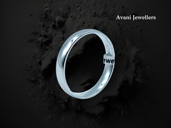 Silver Gents Bands - 3.38