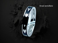 Silver Gents Bands - 3.8, 22