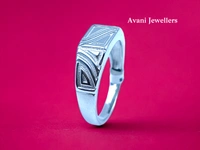 Silver Gents Plain Ring - 4.24, 26