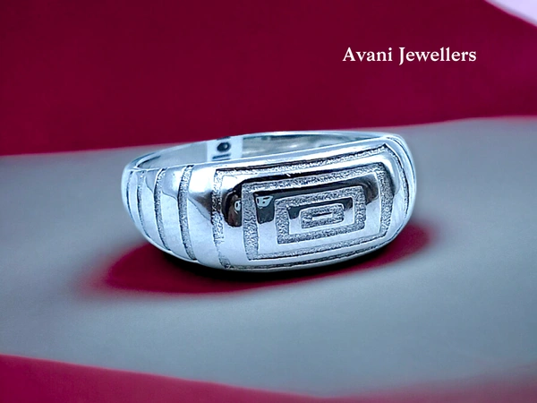 Silver Gents Plain Ring - 4.18, 17
