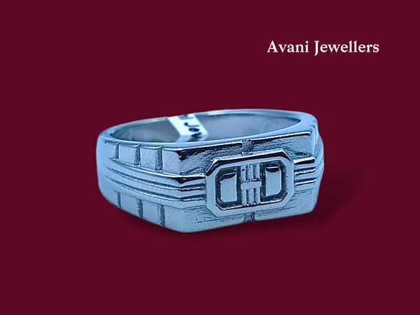 Silver Gents Plain Ring - 4.13, 17