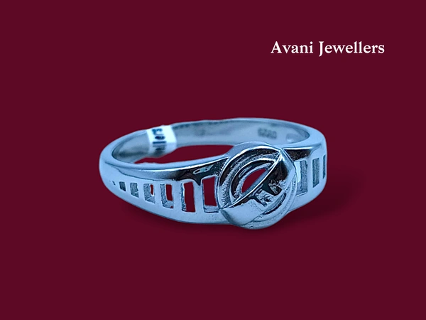 Silver Gents Plain Ring - 4.09, 24
