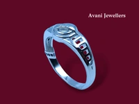 Silver Gents Plain Ring - 4.09, 24
