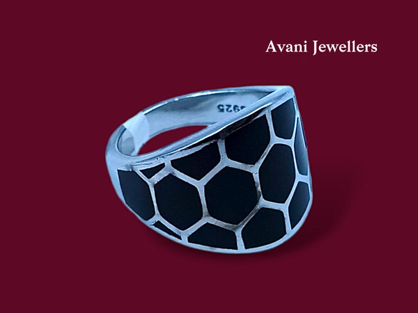 Silver Gents Plain Ring - 7.74, 17