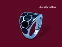 Silver Gents Plain Ring - 7.74, 17