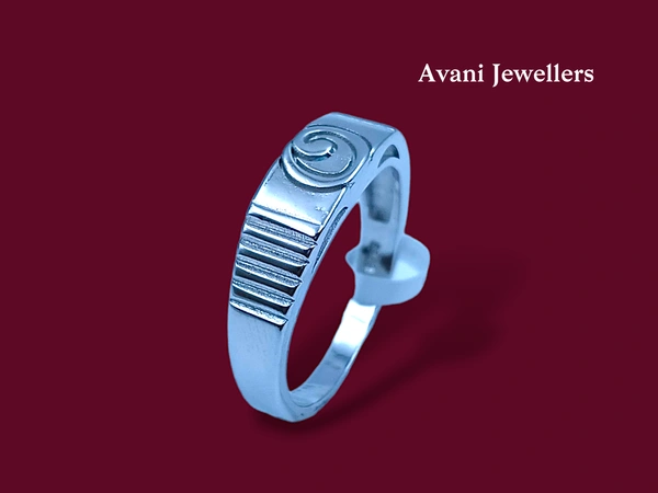 Silver Gents Plain Ring - 4.43, 24